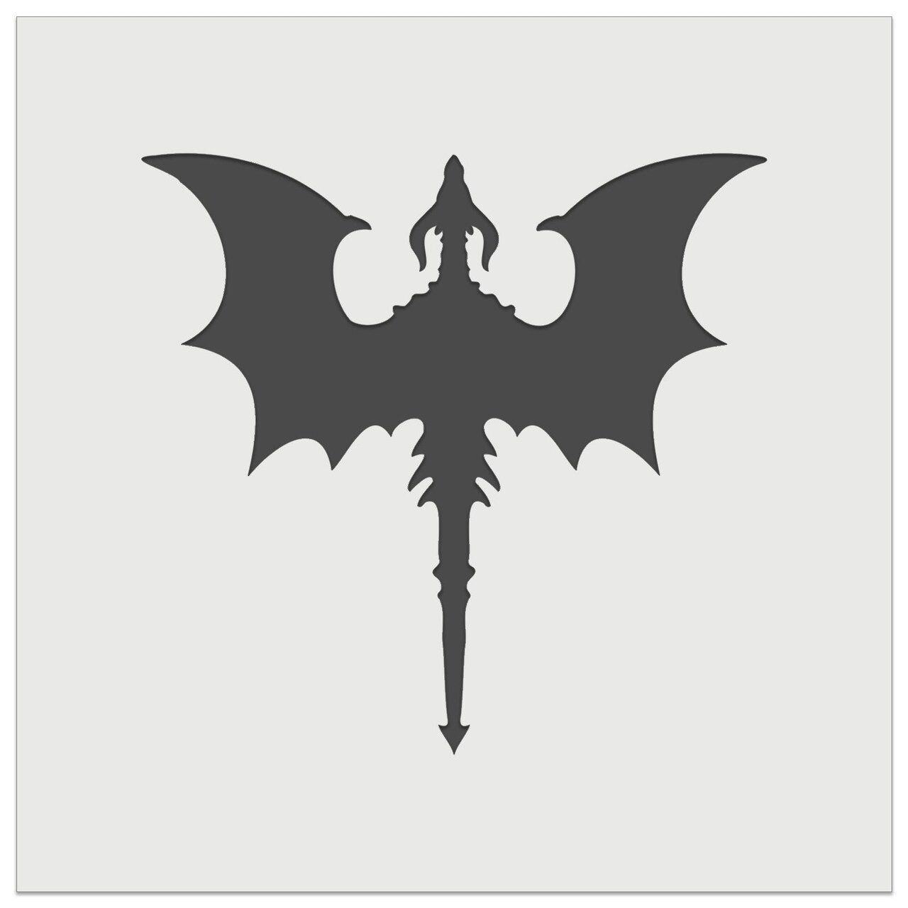 Flying Dragon with Wings Spread Wall Cookie DIY Craft Reusable Stencil